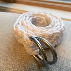 Cotton, braided belt
